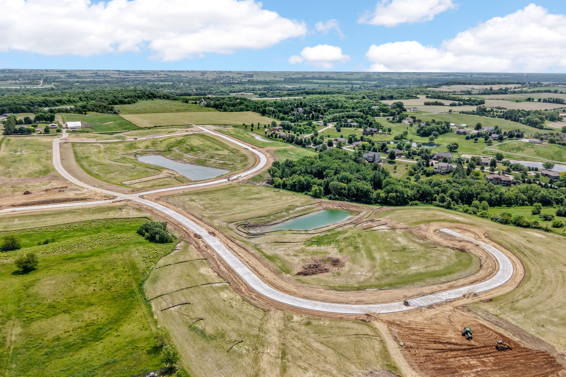 Hidden Lakes aerial view